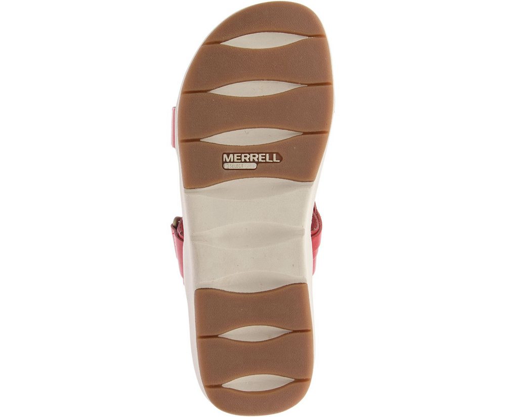 Merrell Sandals Red - Kalari Shaw Slide - Womens 76ECONDML